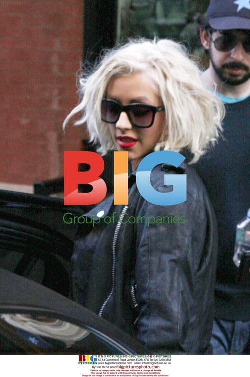 Christina Aguilera Leaves Hotel in NYC