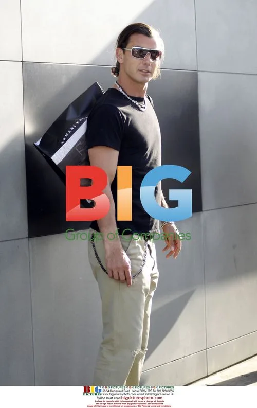 Musician Gavin Rossdale shops at Armani Exchange
