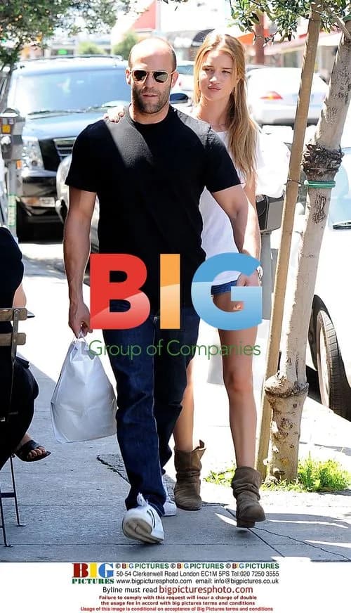 Jason Statham and Girlfriend Lunch in LA