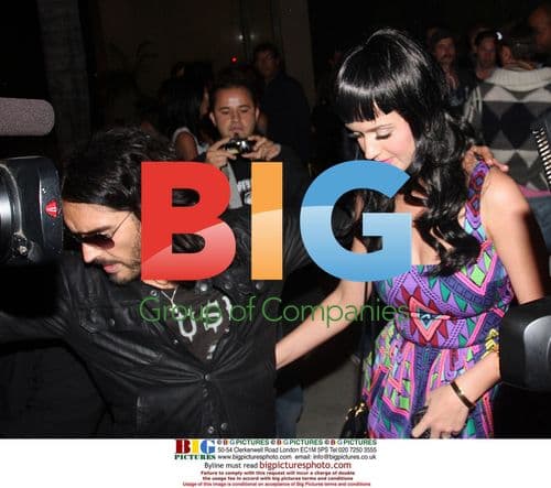 Katy Perry and Russell Brand in Beverly Hills