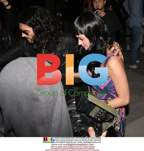 Katy Perry and Russell Brand leave Trousdale