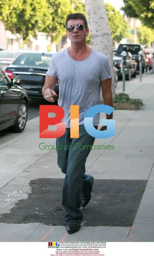Simon Cowell and Mezhgan Hussainy Car Shopping