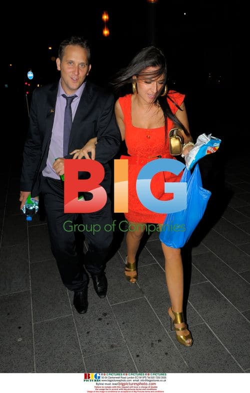 Celebrities Leave British Soap Awards in London