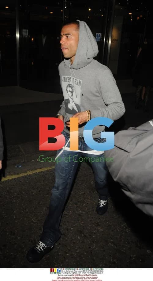Ashley Cole Leaving Nightclub