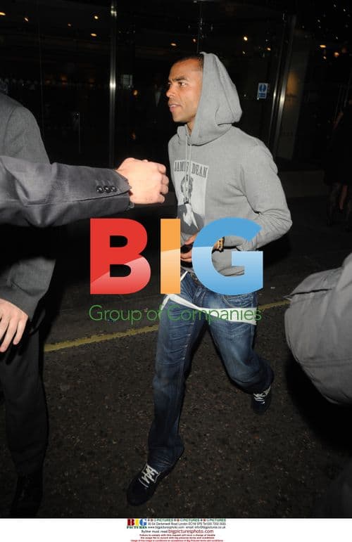 Ashley Cole Leaving Nightclub
