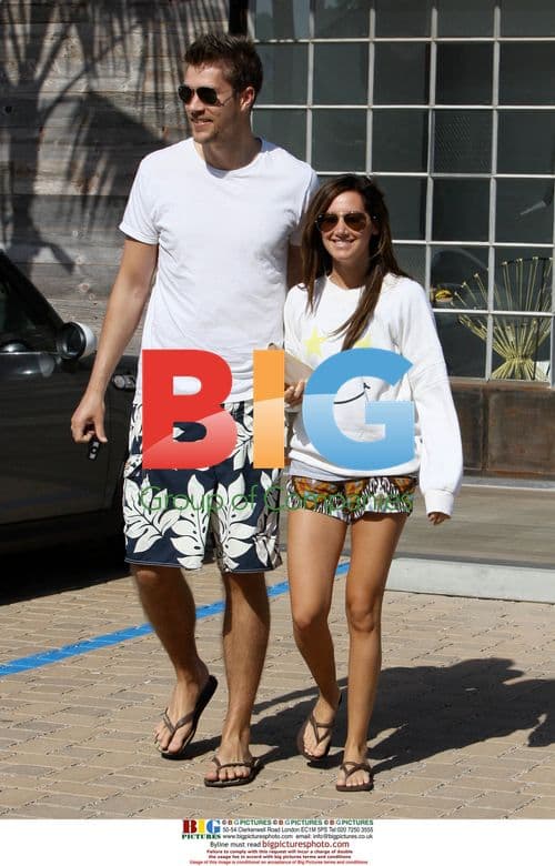 Ashley Tisdale and Scott Speer Spotted Shopping in Malibu