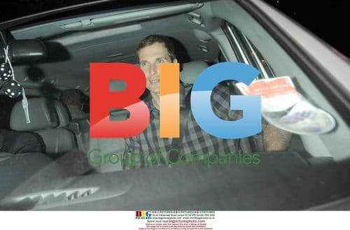 Chelsea team leaving Stamford Bridge