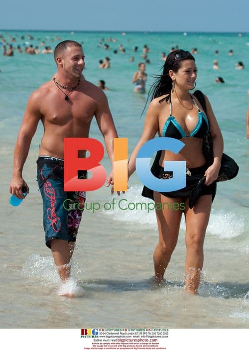 JWoww and Boyfriend at Miami Beach