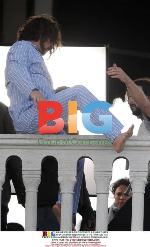 Johnny Depp Filming "The Tourist" in Venice