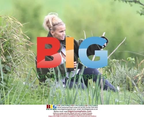 Kerry Katona Goes Fishing with Daughter