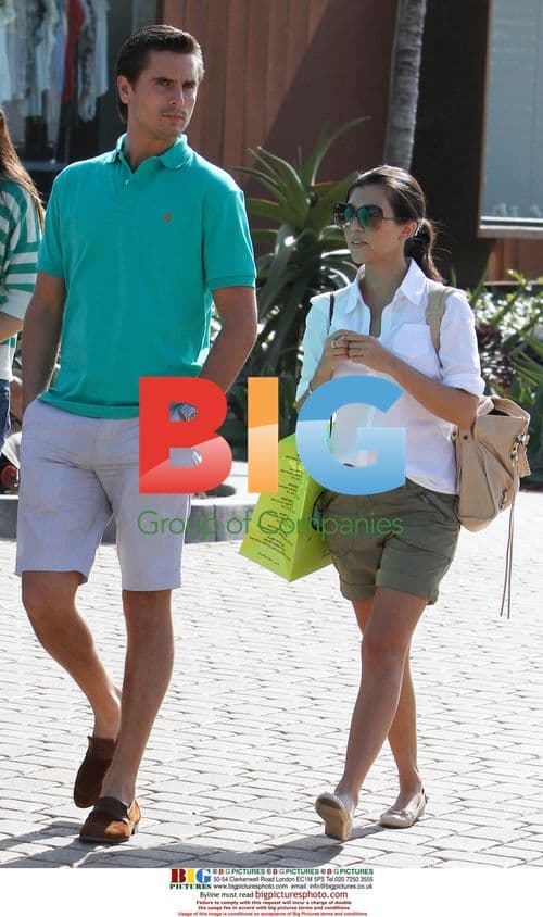 Kourtney Kardashian Shopping in Malibu