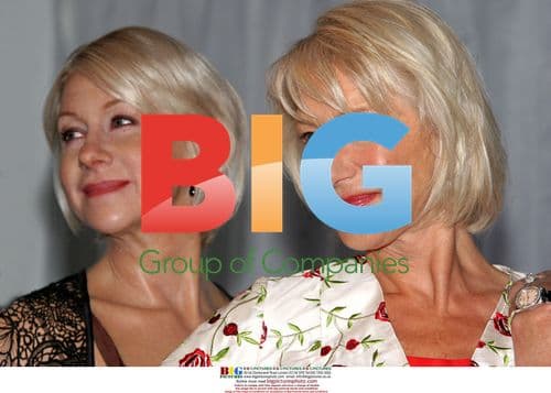 Dame Helen Mirren meets waxwork at Madame Tussauds