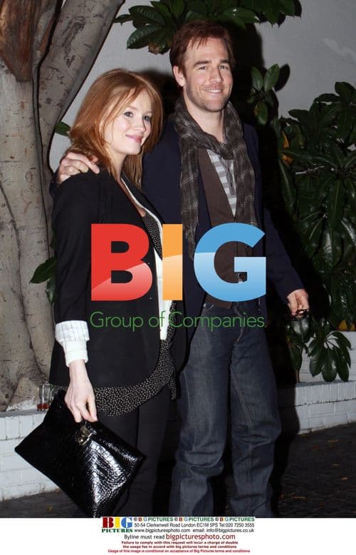 James Van Der Beek and pregnant girlfriend in LA