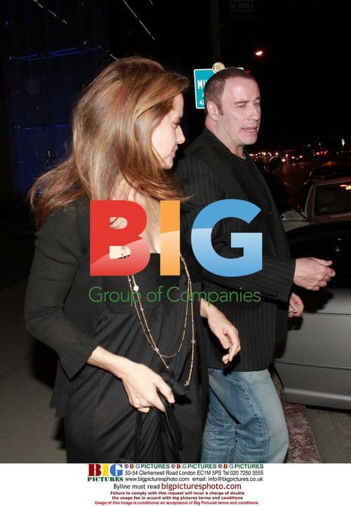 John Travolta and Kelly Preston Dine in Beverly Hills