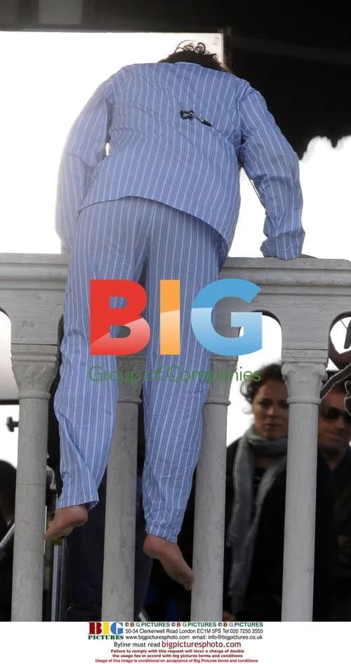 Johnny Depp Filming 'The Tourist' in Venice