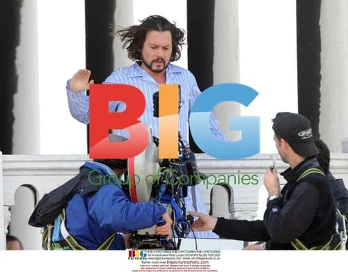 Johnny Depp filming The Tourist in Venice