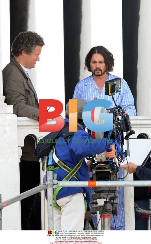 Johnny Depp on Set of 'The Tourist' in Venice