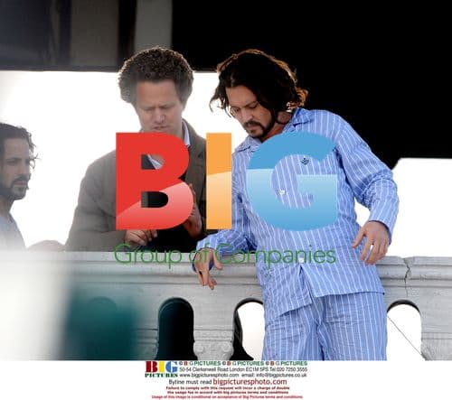 Johnny Depp Filming 'The Tourist' in Venice