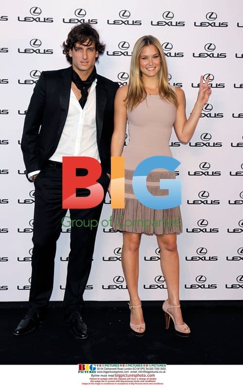 Bar Rafaeli and Feliciano Lopez at Madrid Masters Party