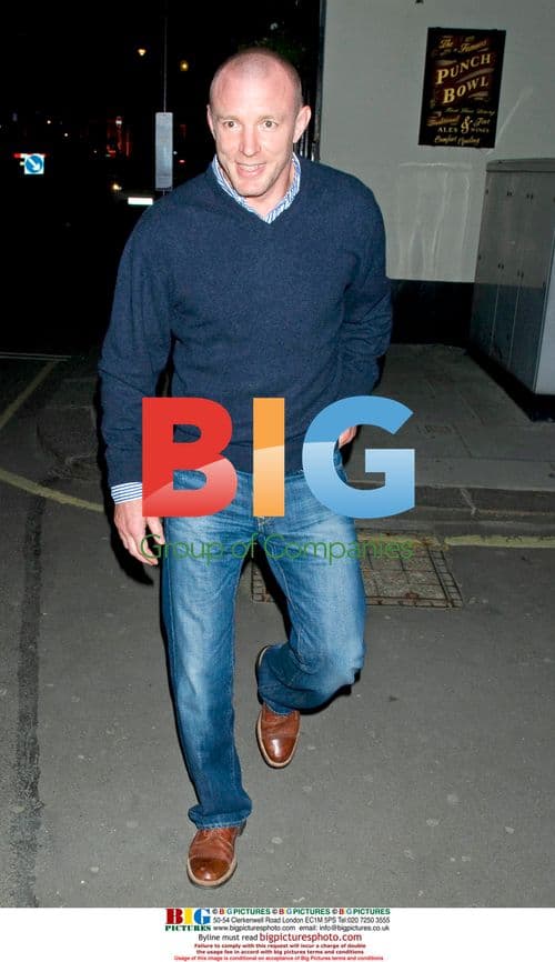 Guy Ritchie leaving London pub