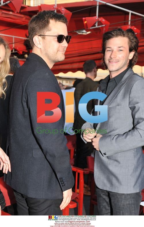 Joshua Jackson and Gaspard Ulliel at Chanel Fashion Show