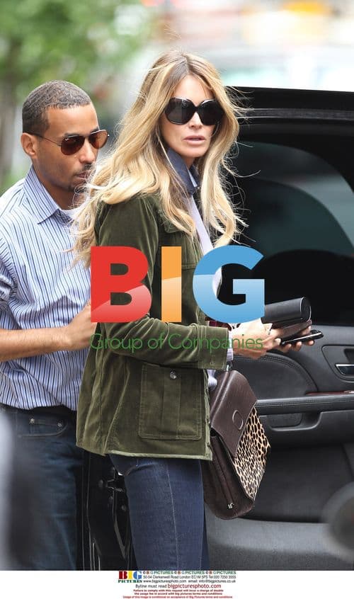 Elle Macpherson Leaving Mercer Kitchen in NYC