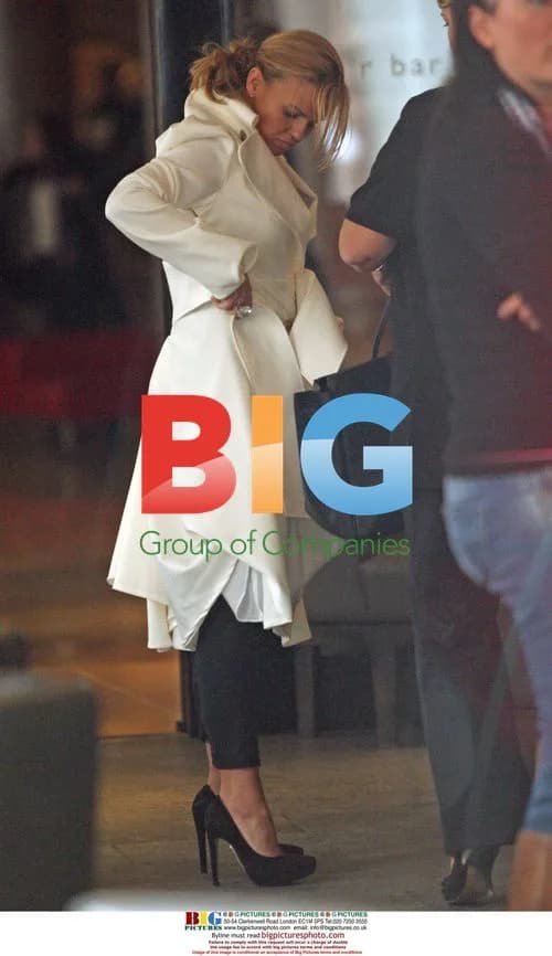 Kerry Katona Arrives at London Hotel