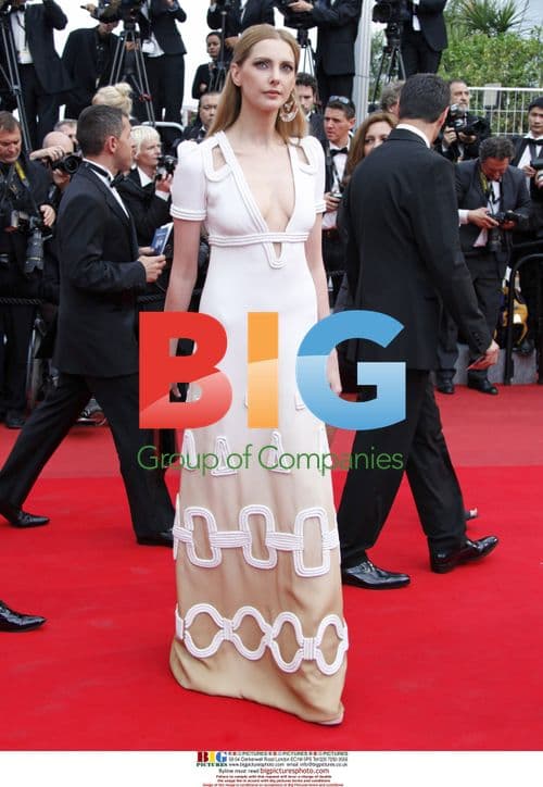 Frederique Bel on Cannes Red Carpet