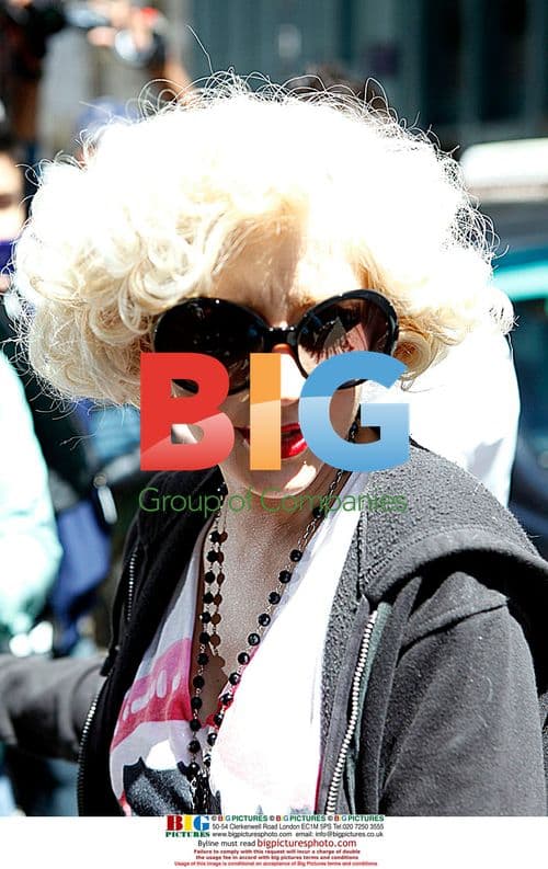 Christina Aguilera in New York City