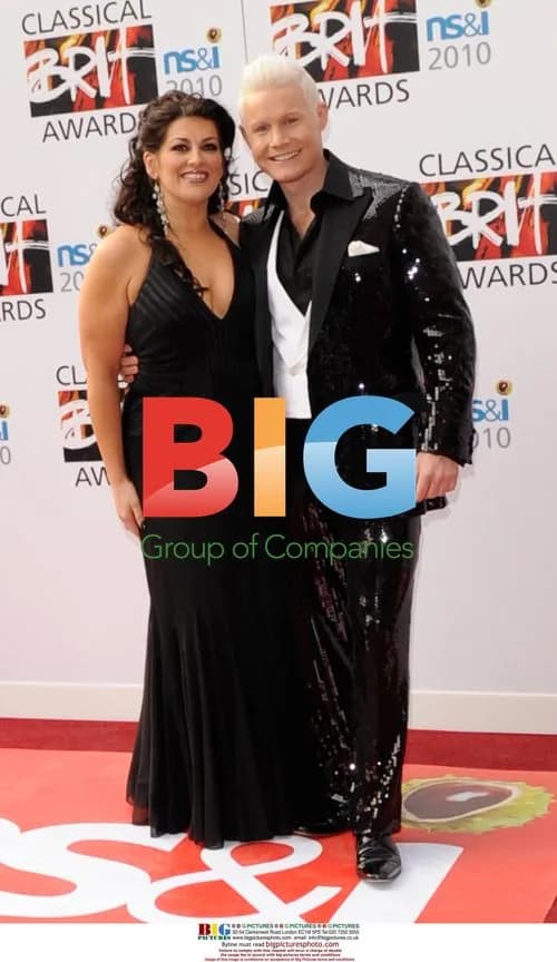 Rhydian Roberts and Jodie Prenger at Classical BRIT Awards 2010