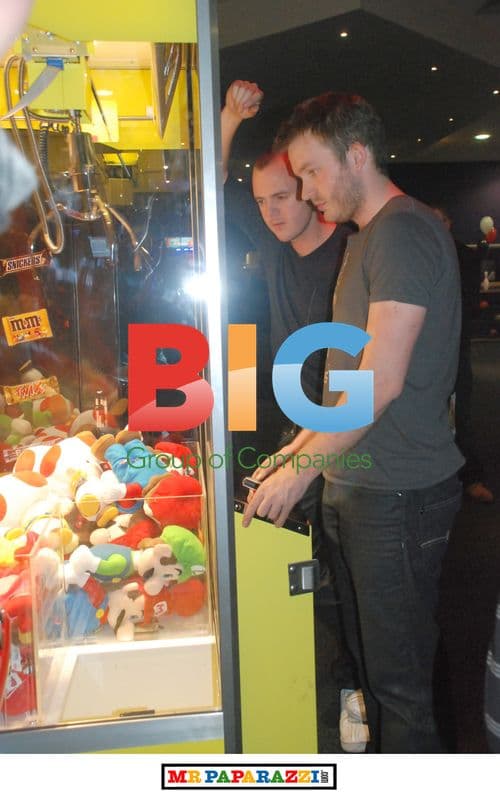 Hollyoaks Stars Matt and Darren at Premier Bowl