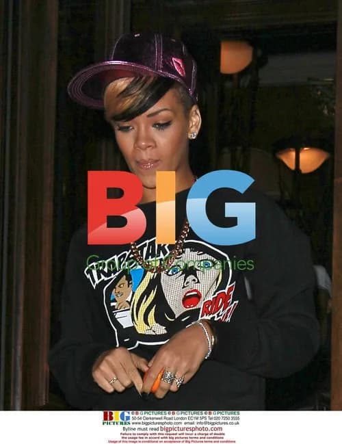 Rihanna Leaving Hotel in London