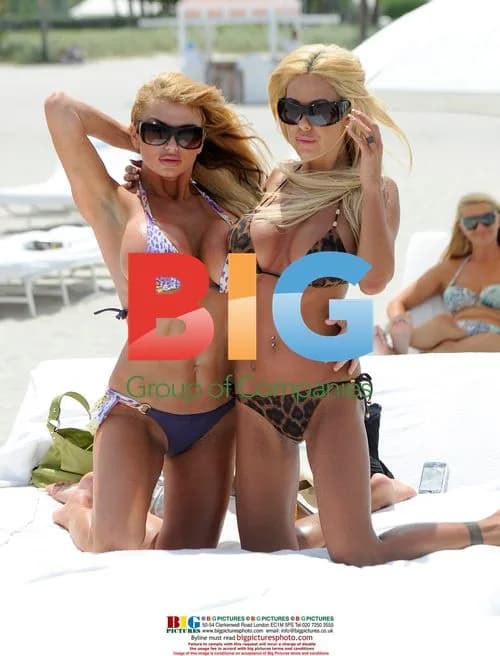 Shauna Sand and Taylor Wane on Miami Beach