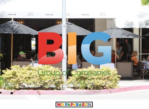 James Van Der Beek and Kimberly Brook Lunch