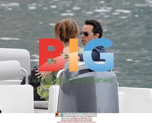 Jennifer Lopez and Marc Anthony on Yacht in Nice