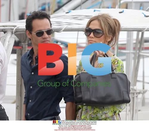 Jennifer Lopez and Marc Anthony on Cavalli's Yacht in Nice