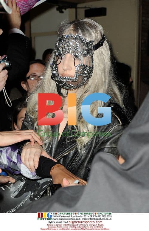 Lady Gaga greets fans in NYC