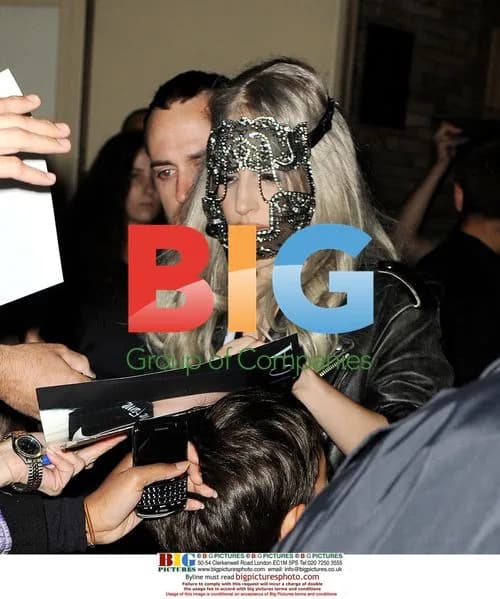 Lady Gaga greets fans at Carnegie Hall