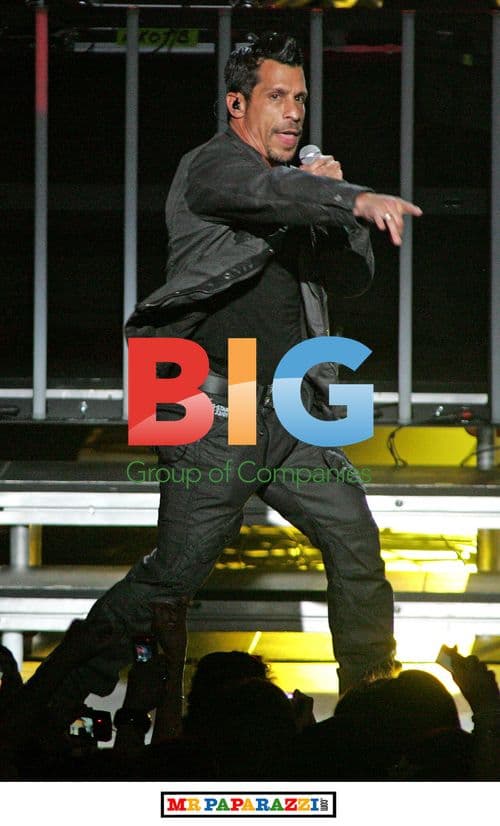 Danny Wood with New Kids on the Block Performs