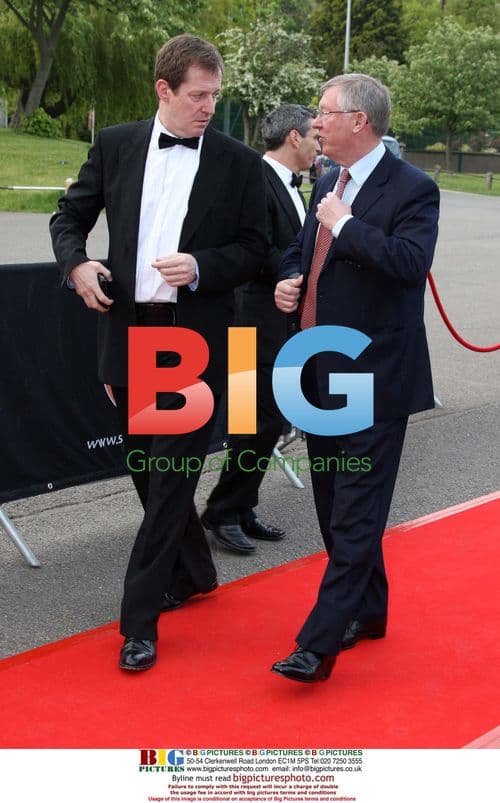 Alex Ferguson and Alastair Campbel at Sport Industry Awards