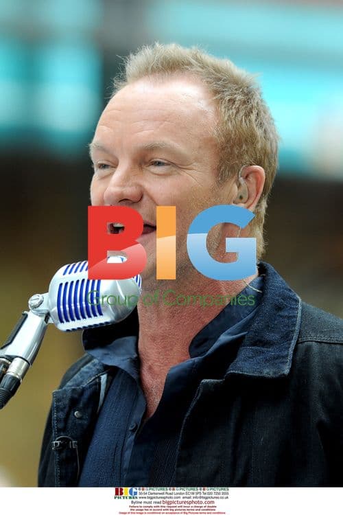 Sting Performs at Today Summer Concert