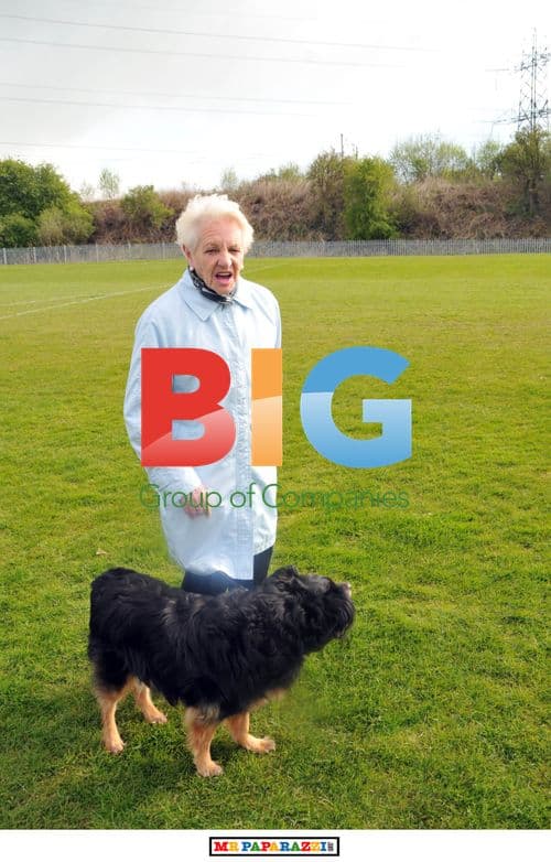 81-year-old Janey Cutler Spotted with Dog