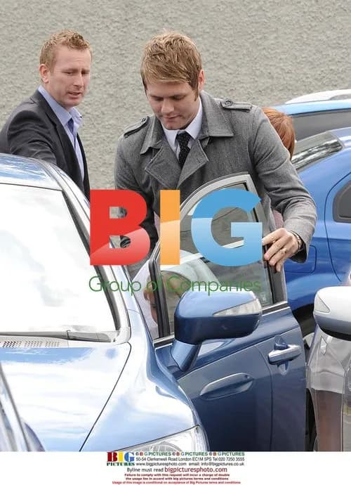 Brian Mcfadden with Daughters at Holy Communion