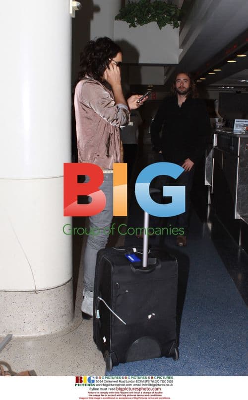 Russell Brand Arriving at LAX