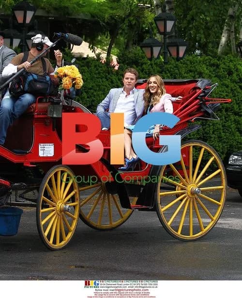 Sarah Jessica Parker Interviewed in Central Park