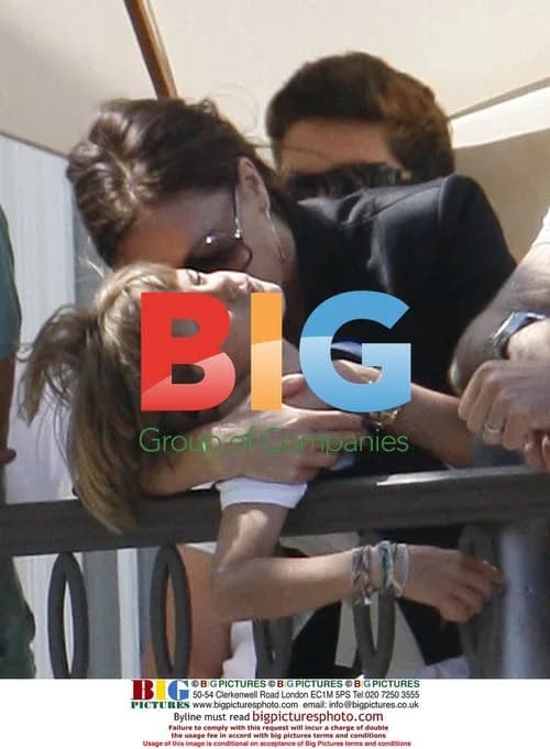 Beckham Family at Jonas Brothers Concert