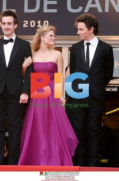 Raphael, Melanie, and Gr??goire at "The Princess of Montpensier" Cannes Premiere