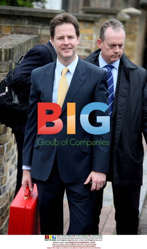 Nick Clegg Leaves for Party Conference