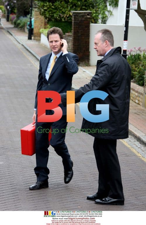 Deputy PM Nick Clegg Leaving for Party Conference