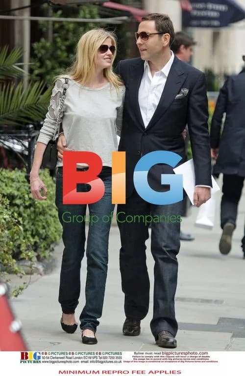David Walliams and Lara Stone's Lunch Outing